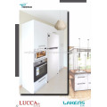 Heißer Verkauf 2017 Desing weißer Hochglanz-Küche-Schrank mit hohem Pantry-Schrank